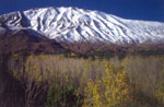 L'Etna a Catania in autunno
