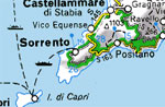 mappa di Sorrento