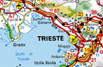 mappa di Trieste