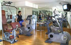 Centro Fitness allestito presso l'Hotel Savoy