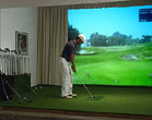 Simulatore di golf virtuale per hotel e alberghi
